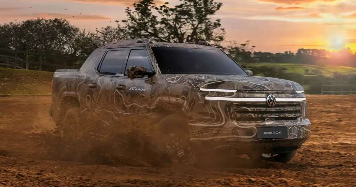 Nova Volkswagen Amarok aparece em Barretos e chega ao mercado em 2027