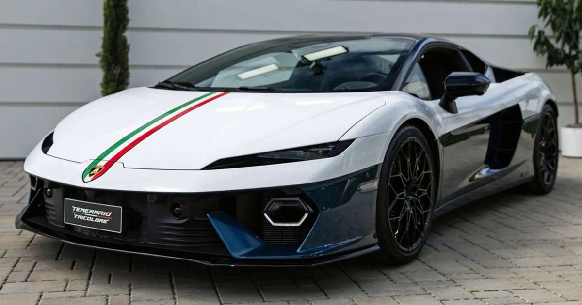 Lamborghini revive versão Tricolore com 907 cv após 15 anos