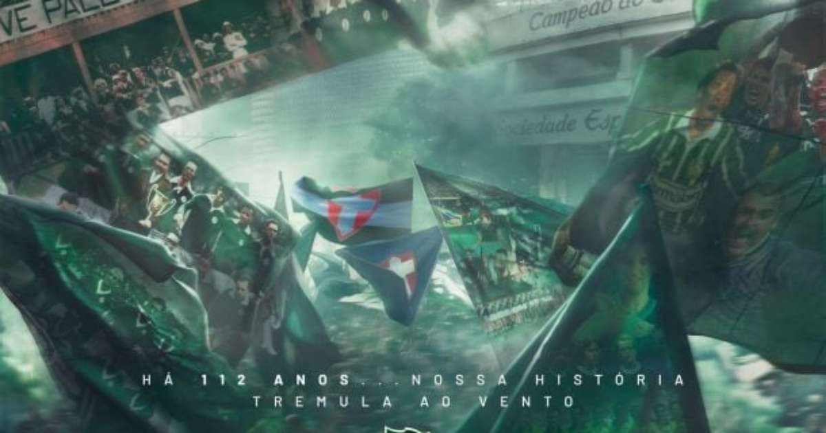 Palmeiras celebra 112 anos com vídeo que homenageia ídolos e reforça laços com a torcida