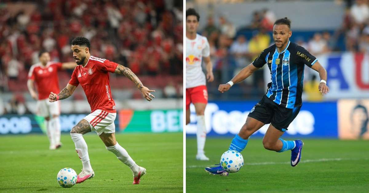 Internacional x Grêmio: onde assistir ao vivo, horário e escalações