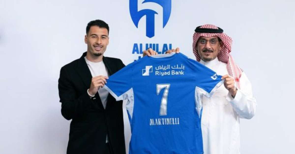 Contratado por R$ 400 milhões, Gabriel Martinelli é anunciado no Al-Hilal