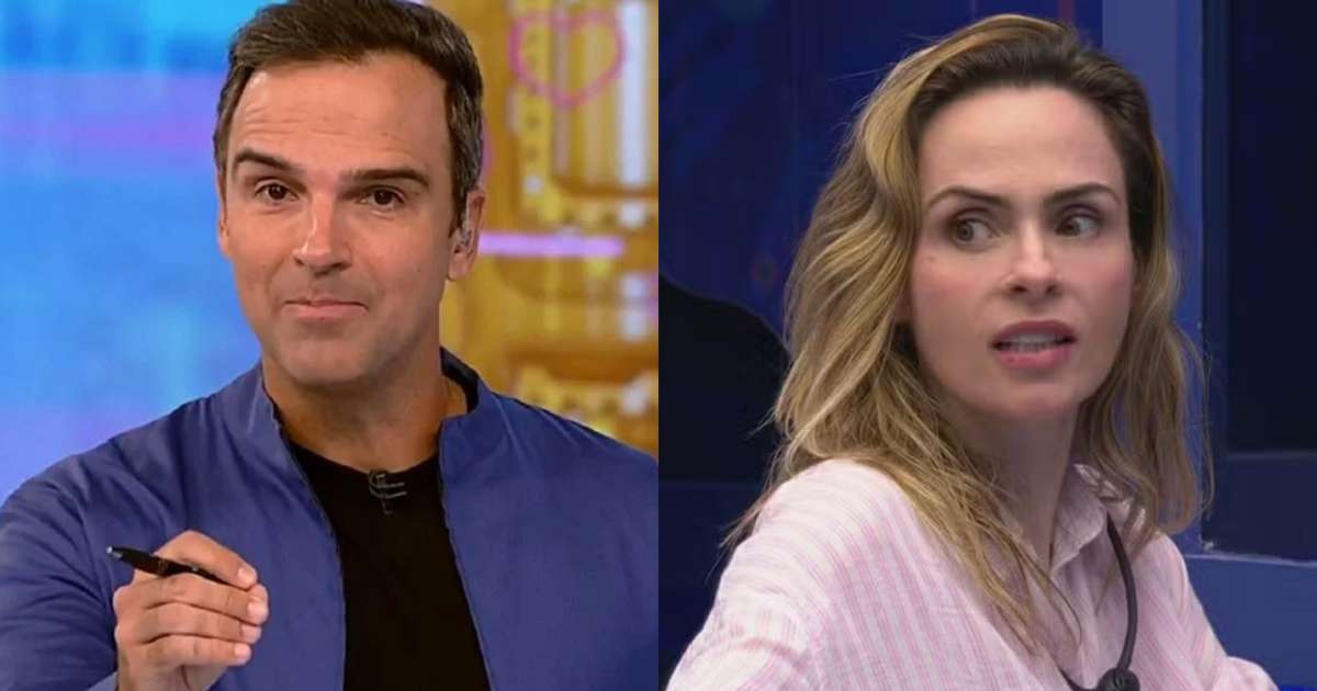Tadeu Schmidt faz convite especial para Ana Paula Renault e surpreende a web