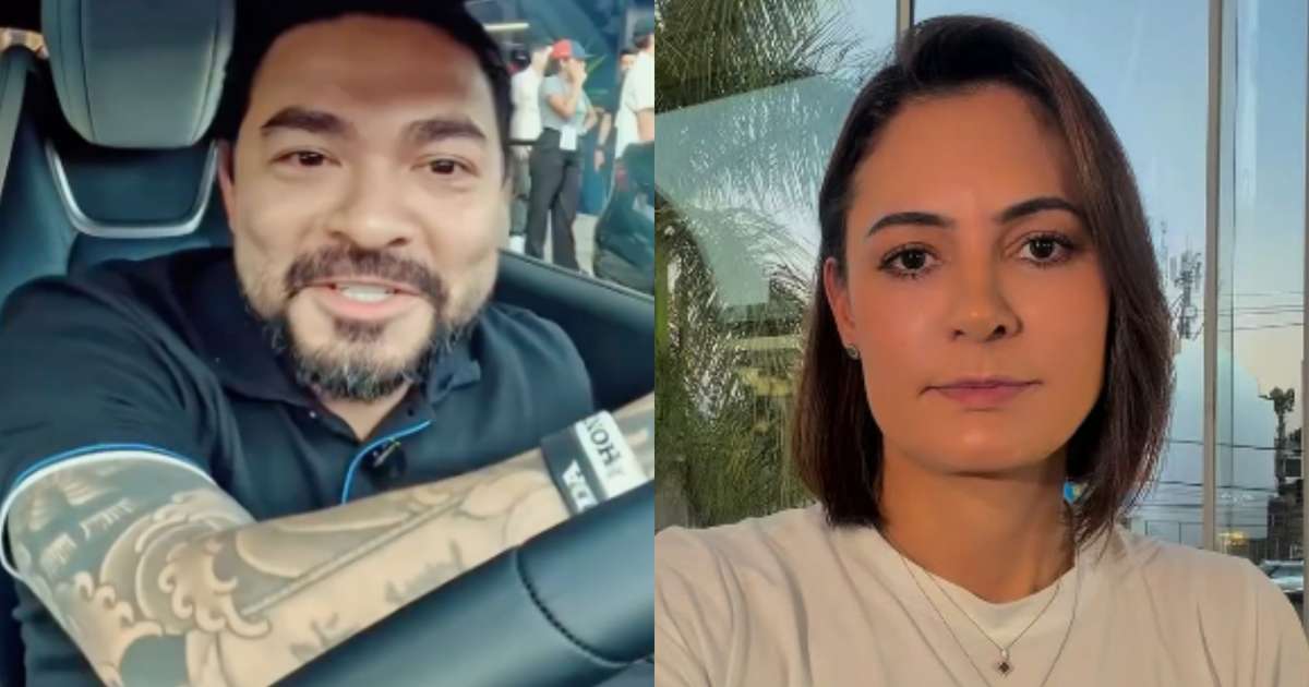 Yudi Tamashiro choca com mudança após harmonização facial e Michelle Bolsonaro deixa comentário