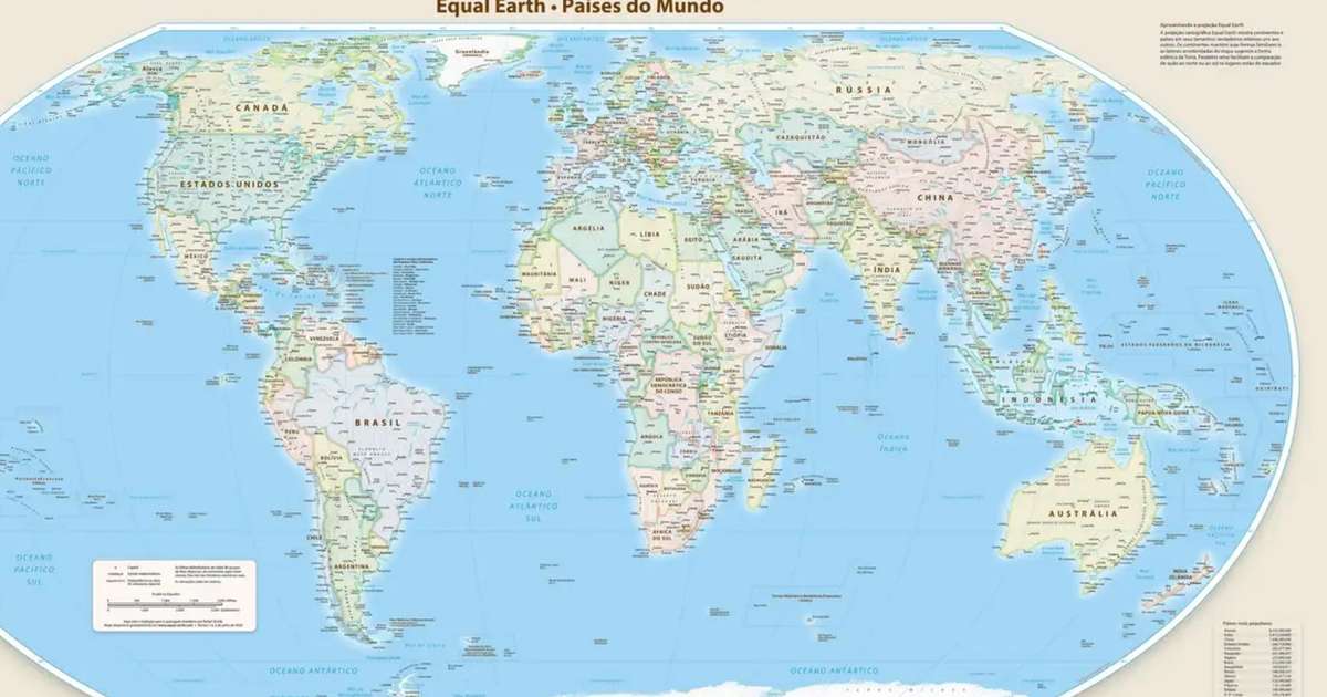 Assembleia Geral da ONU aprova novo mapa-múndi para corrigir distorção histórica nos continentes