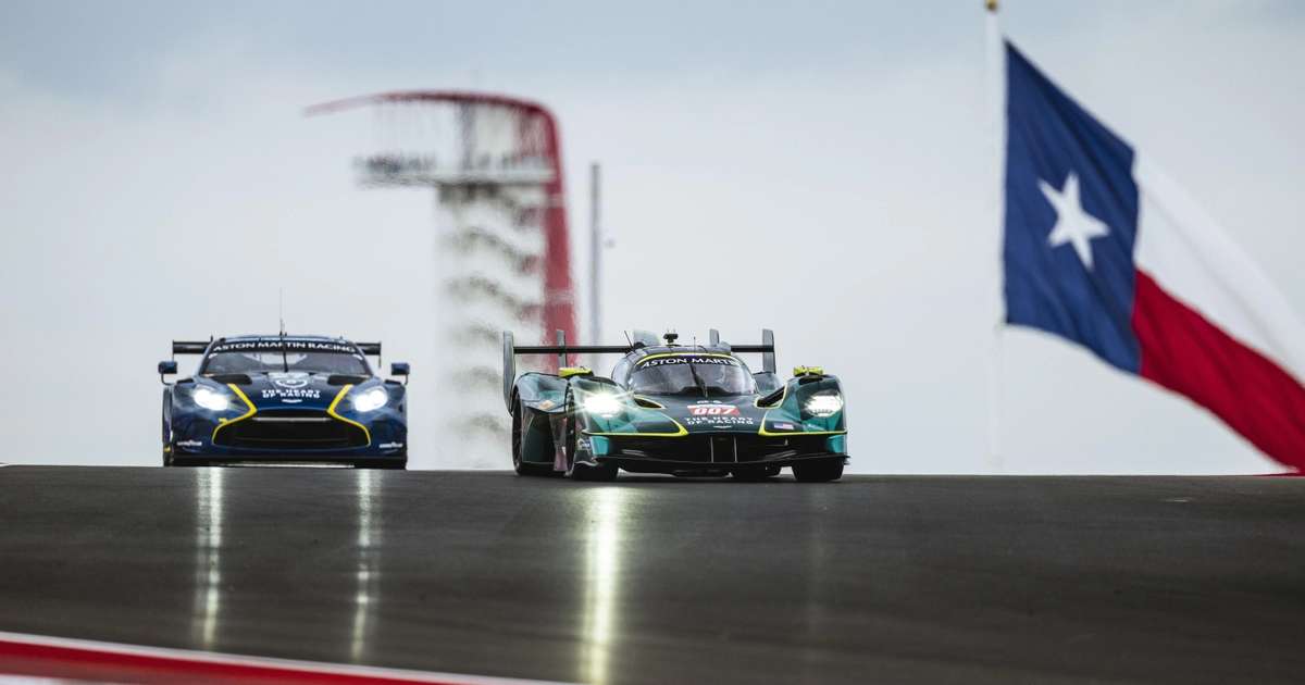 WEC: Aston Martin #007 lidera TL3 com Harry Tincknell em Lone Star Le Mans
