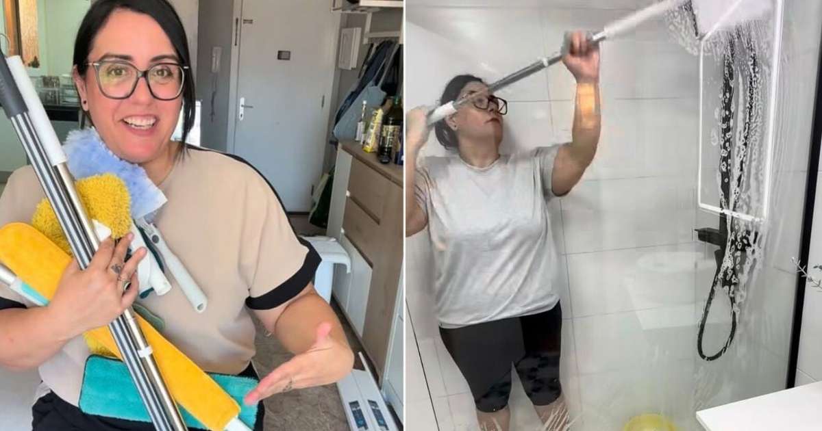 Rakidag, especialista em limpeza: "Para remover o calcário do box do chuveiro e dos azulejos, uso água quente, percarbonato e detergente de louça."