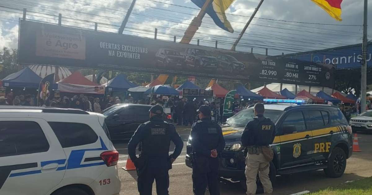 Flanelinha é preso após perseguição na Expointer