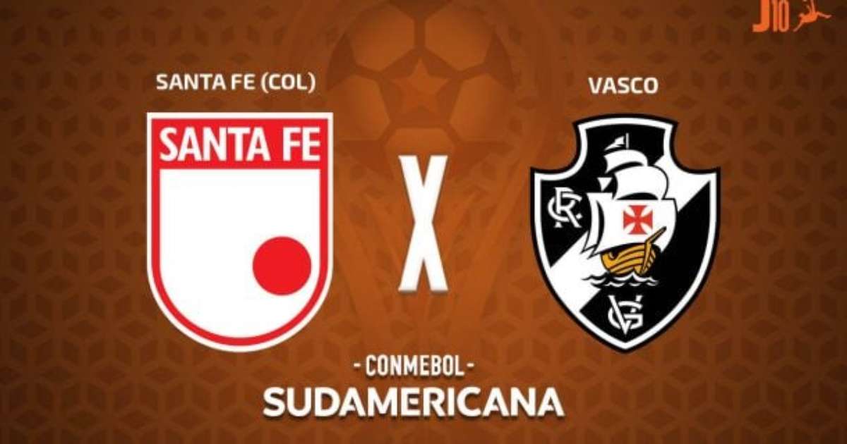 Santa Fe (COL) x Vasco: onde assistir, escalações e arbitragem