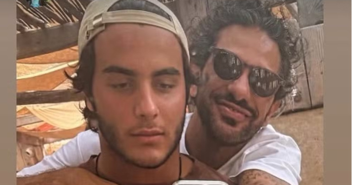 Marcelo Sangalo faz homenagem ao namorado da mãe no aniversário