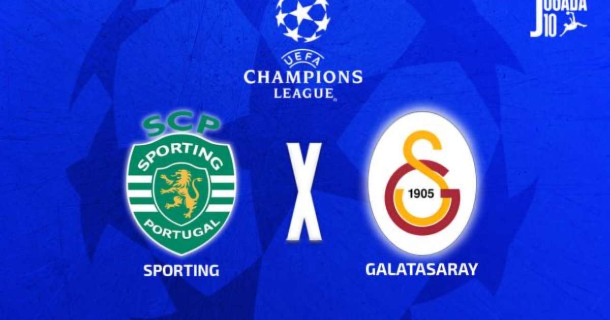 Imagem ilustrativa sobre Sporting x Galatasaray na Champions: onde assistir, horário e escalações