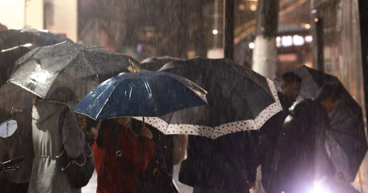 SP amanhece com chuva e pode ter temporais nesta quarta-feira; veja a previsão