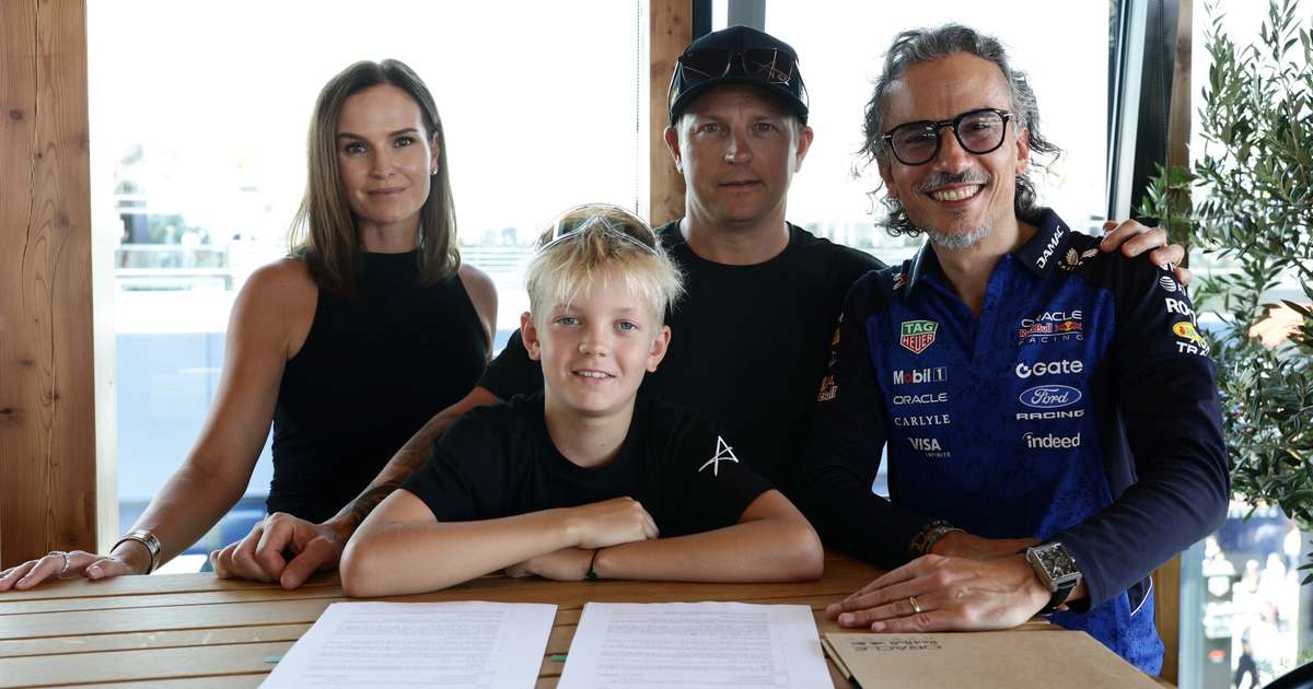 F1: Filho de Kimi Räikkönen entra para o programa de jovens talentos da Red Bull Racing