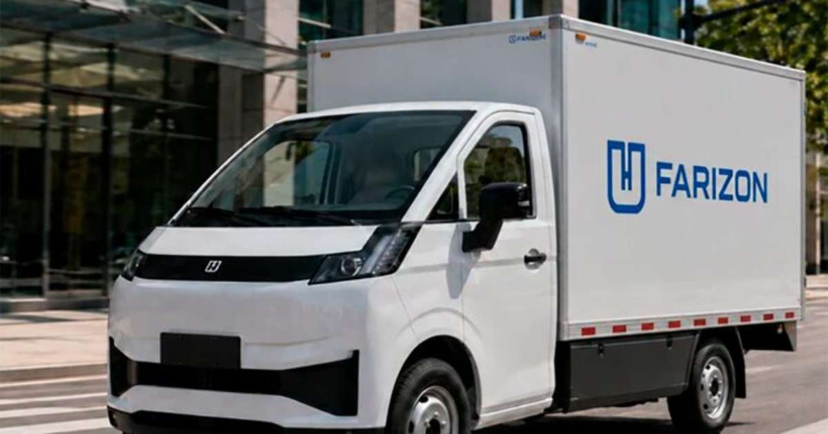Farizon apresenta mini truck elétrico por R$ 240 mil