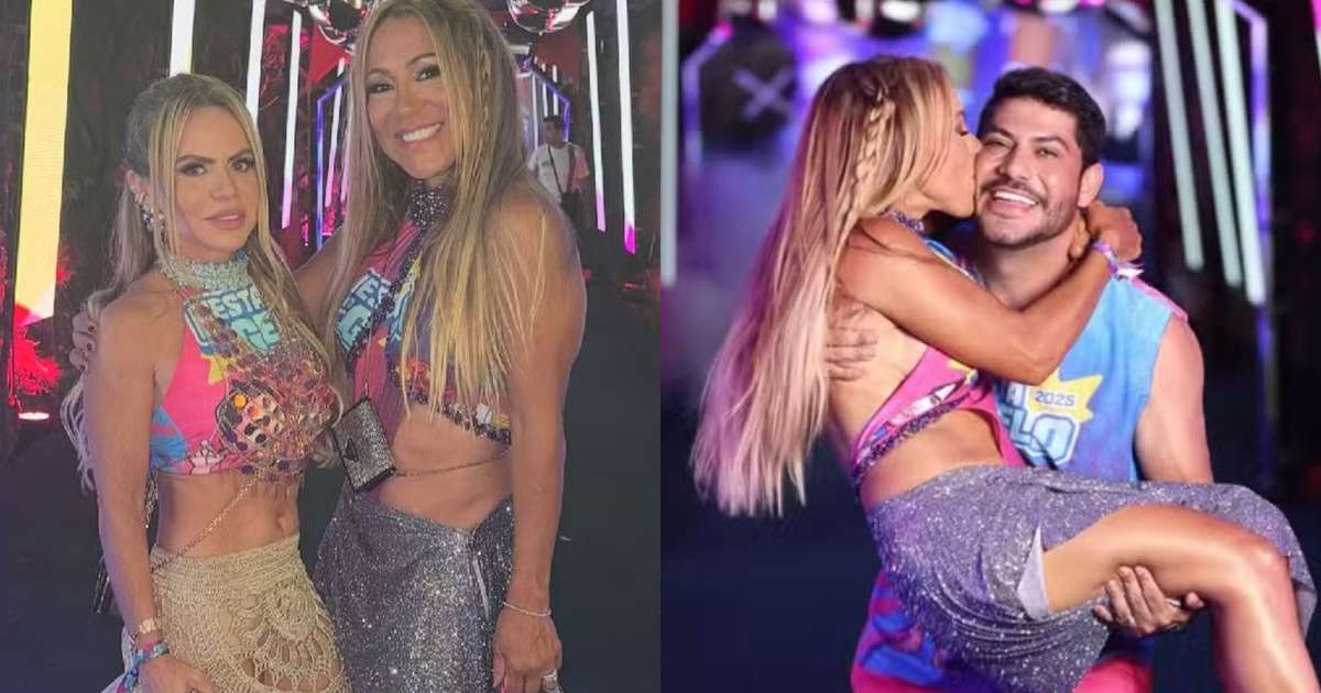 Rayssa Ângelo em foto nas redes sociais ao lado da irmã Iran Ângelo