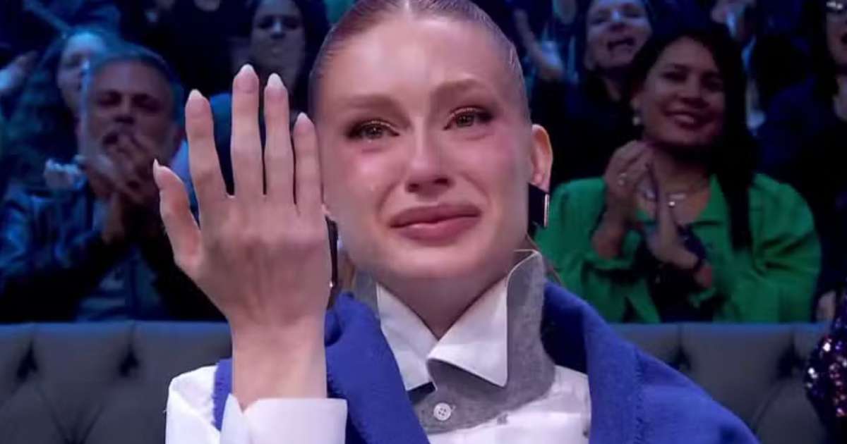 Público se choca com choro Marina Ruy Barbosa no 'Domingão': 'Escorre o catarro...'
