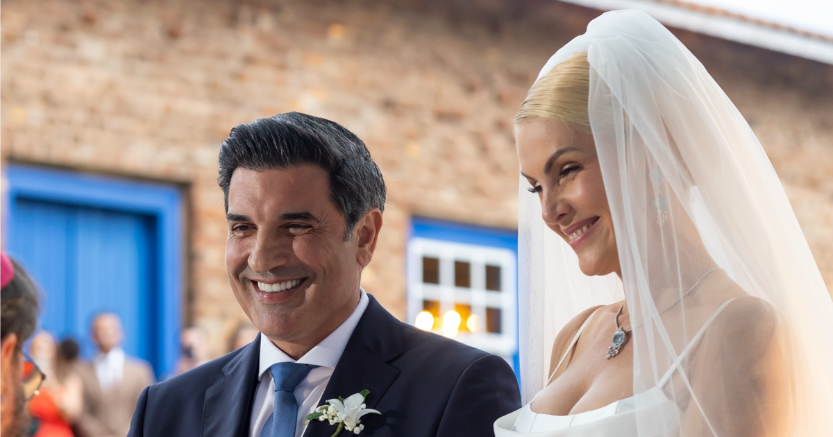 Ana Hickmann e Edu Guedes se casam em cerimônia emocionante