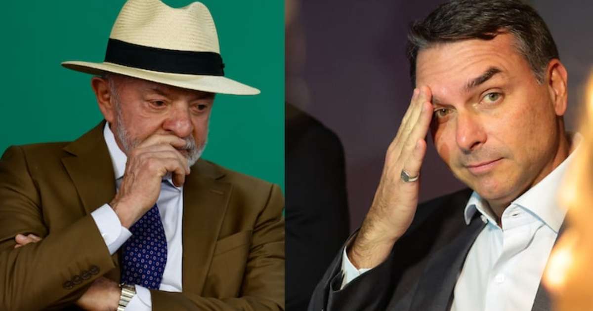 Flávio Bolsonaro diz que Lula 'dividiu seu poder' com Moraes em programa eleitoral