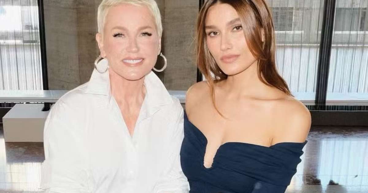 Xuxa resgata saia dos anos 1990 em NY; Sasha usou a mesma peça em desfile de Carolina Herrera em 2023