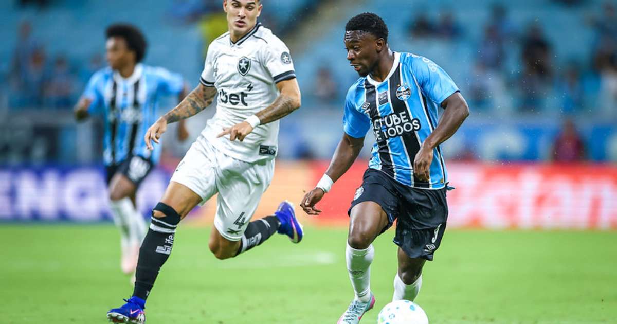 Botafogo x Grêmio: onde assistir, prováveis escalações e arbitragem