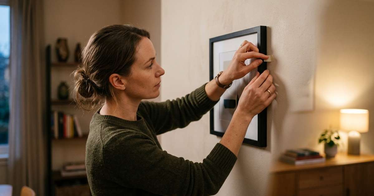Família percebia que um dos quadros da sala amanhecia torto todos os dias, endireitou a moldura várias vezes e passou a marcar a posição para ter certeza de que não estava imaginando