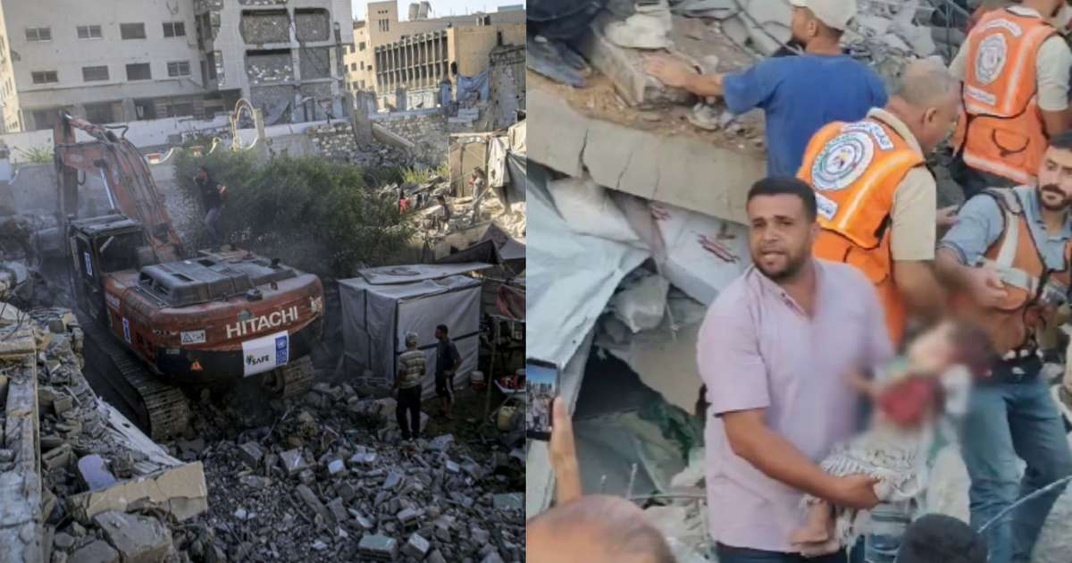 Desabamento de prédio deixa dezenas de mortos e desaparecidos em Gaza