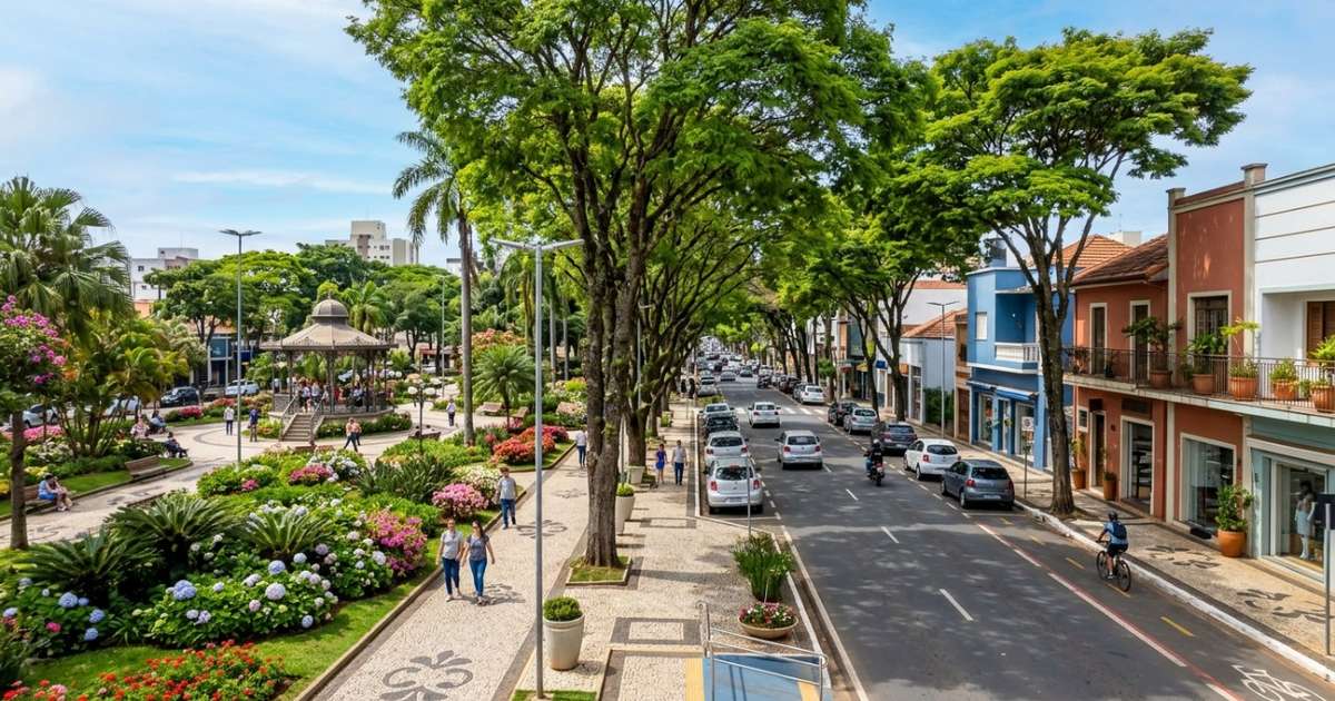 A 2ª melhor cidade do Brasil em qualidade de vida e à frente de Curitiba e Brasília: o município paulista que cresceu com o café e a ferrovia e recebeu imigrantes italianos no fim do século XIX