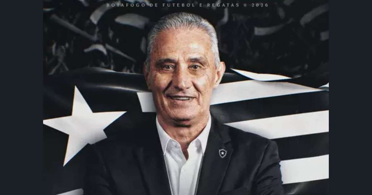 Contratação de Tite pelo Botafogo é anunciada com vínculo até 2028