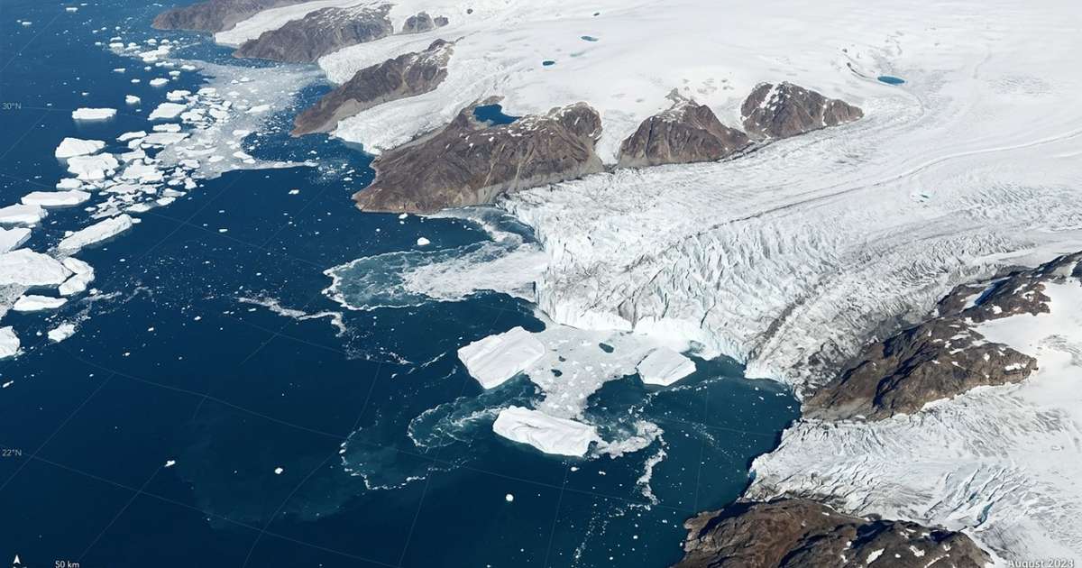 Satélites mostram que a Terra perdeu mais de 12 trilhões de toneladas de gelo da Groenlândia e da Antártida em 47 anos