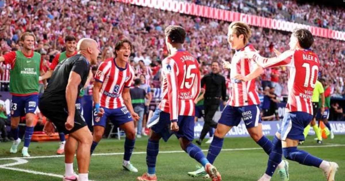 Atlético supera o Real com um a mais — photo: Terra Futebol