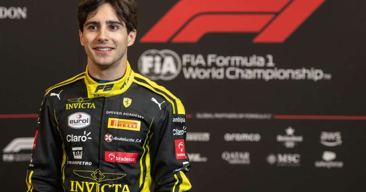 Rafael Câmara durante a temporada 2026 da Fórmula 2