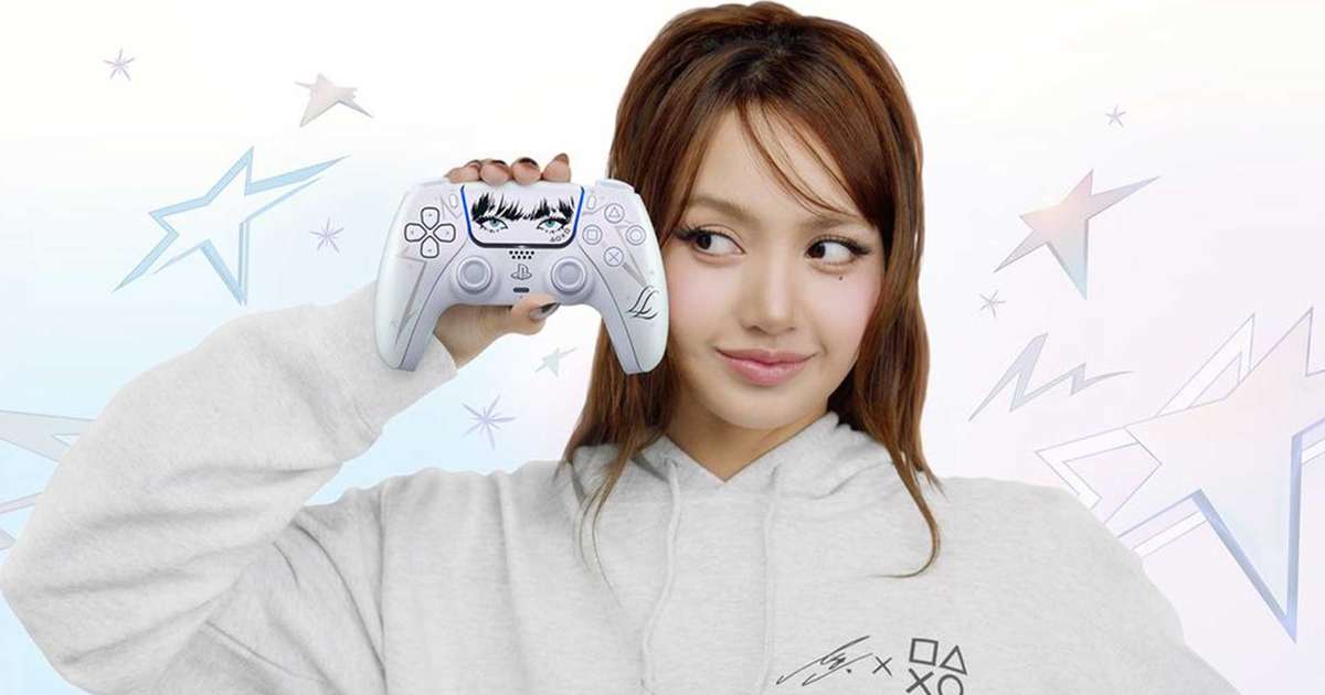 Sony anuncia DualSense feito em parceria com a cantora K-pop Lisa, do Blackpink