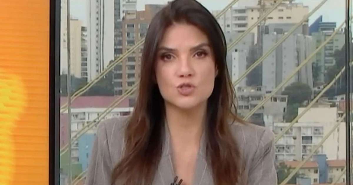 Sabina Simonato durante apresentação do Bom Dia São Paulo Sabina Simonato durante apresentação do Bom Dia São Paulo