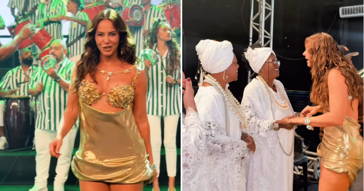 Paolla Oliveira é a nova rainha da bateria da Imperatriz Leopoldinense para 2027