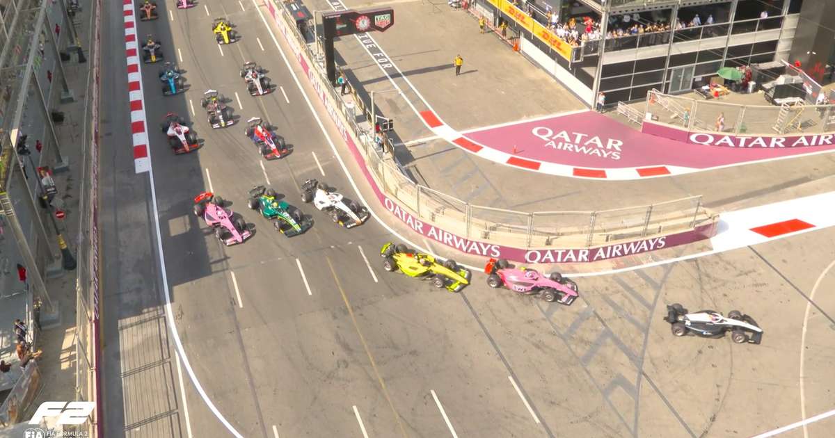 F2: Confira o resultado completo da corrida principal 2 no Azerbaijão