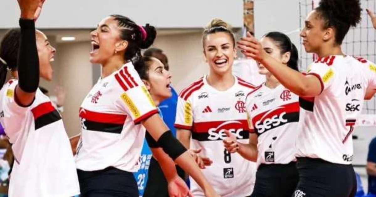 Sesc RJ Flamengo vira sobre o Praia e é campeão da Copa Supervôlei