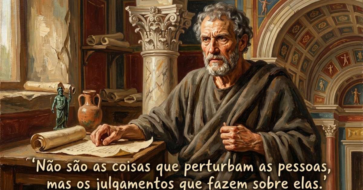 Epicteto, filósofo estoico, sobre aquilo que realmente nos perturba: "Não são as coisas que perturbam as pessoas, mas os julgamentos que fazem sobre elas."