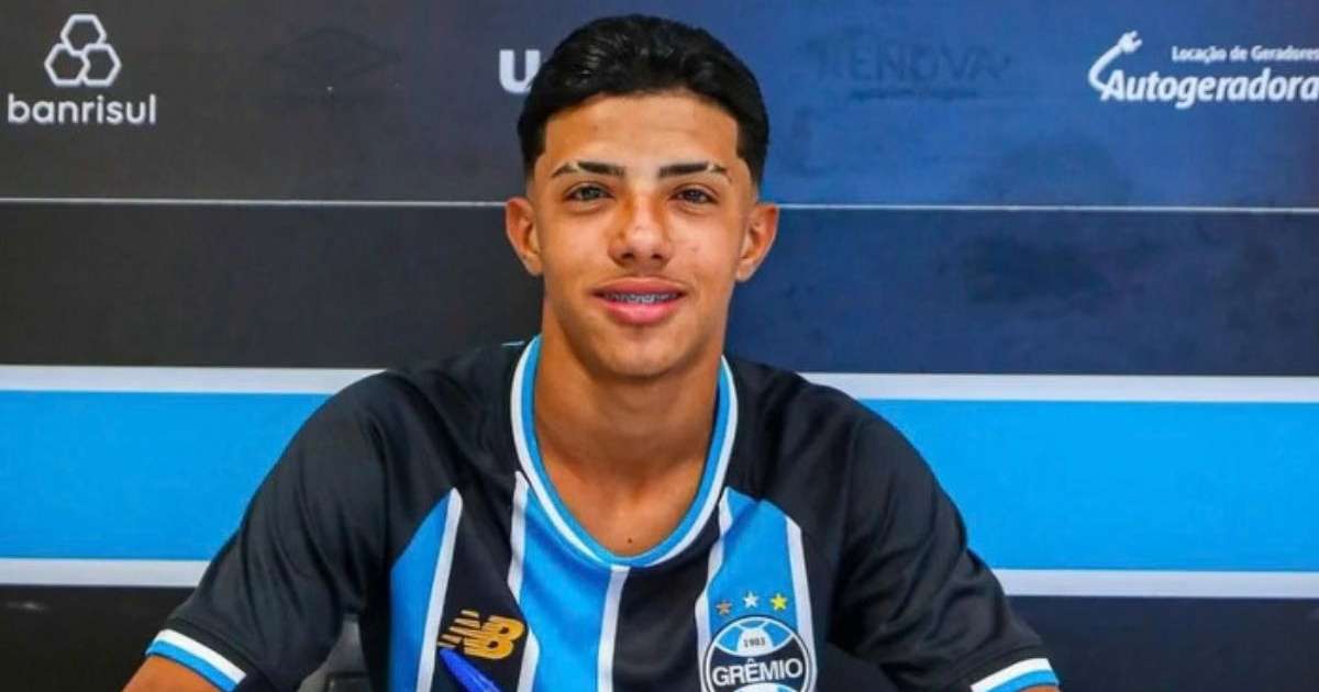 Grêmio acerta empréstimo de jovem atacante de 16 anos