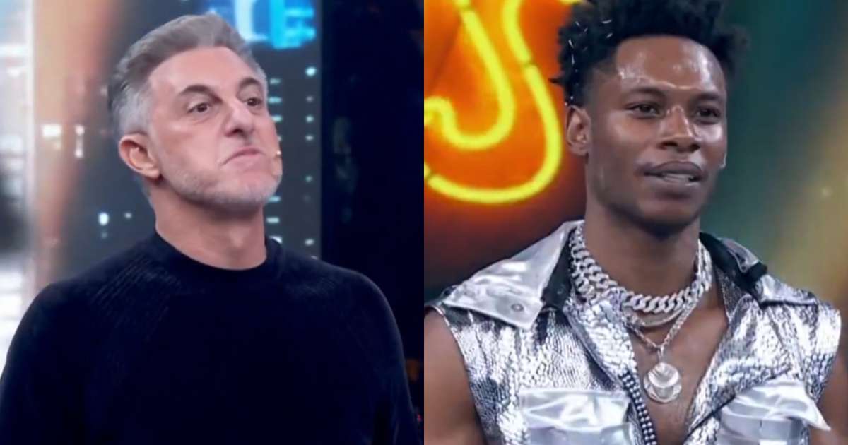 Luciano Huck repara parte do corpo de Breno Ferreira na 'Dança dos Famosos' e faz pergunta inusitada: 'Você tá?'