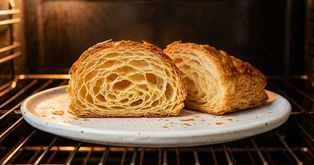 O ralador de queijo pode ser o melhor amigo de uma massa folhada: passar a manteiga bem gelada pelos furos cria pedaços finos que derretem no forno e ajudam a formar camadas mais marcadas