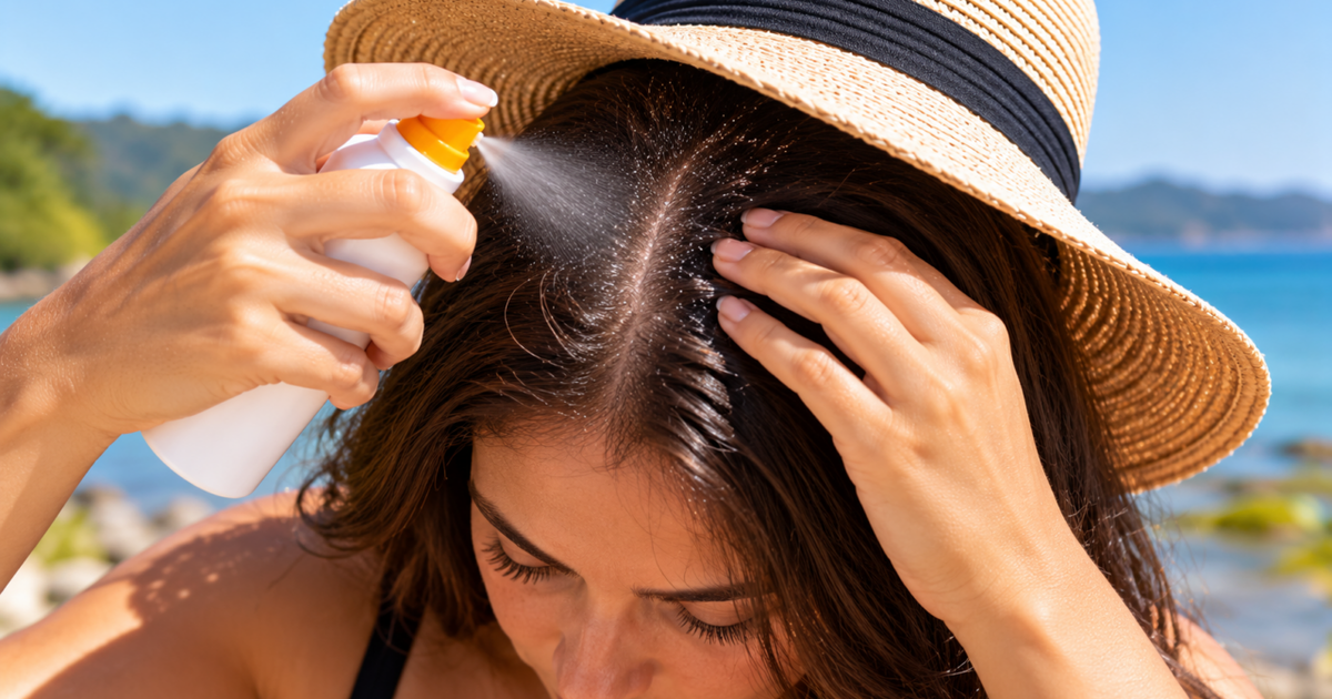 Quem tem cabelo ralo precisa lembrar do couro cabeludo ao usar proteção solar, porque as áreas expostas também podem sofrer queimadura