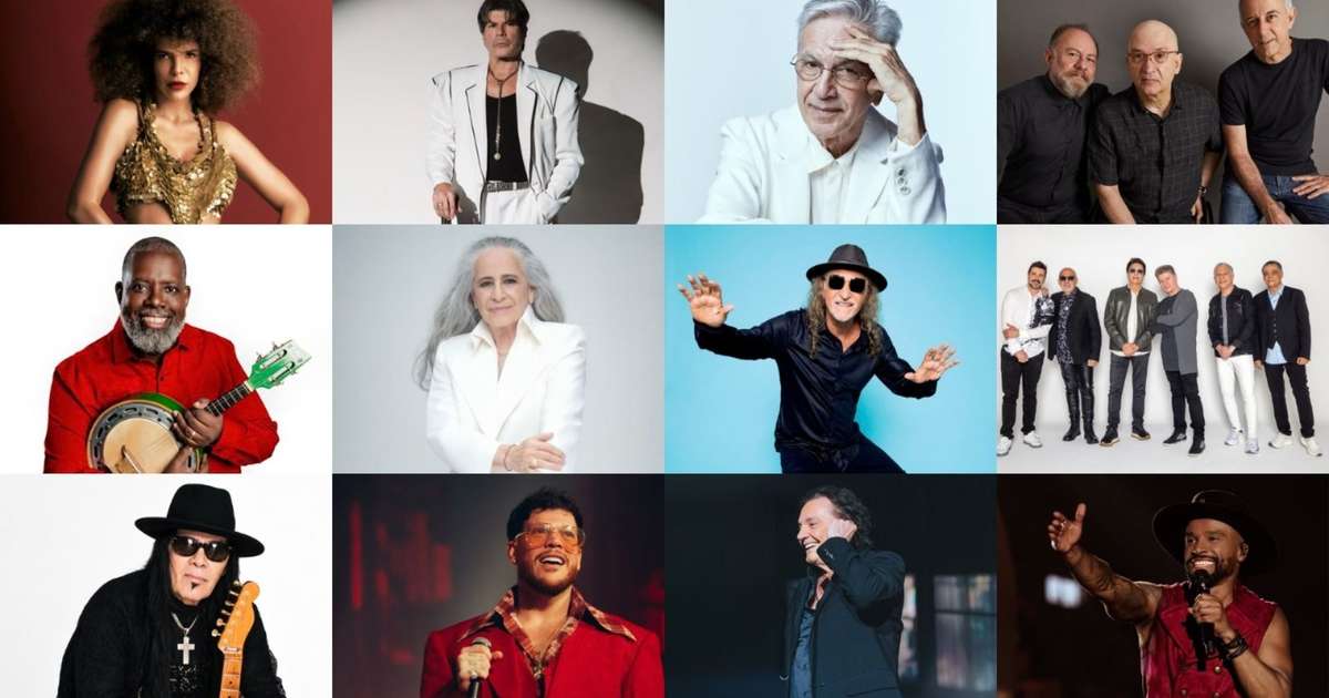Festival Clássicos do Brasil reúne Maria Bethânia, Caetano Veloso, Alceu Valença e grandes nomes da música brasileira no Rio