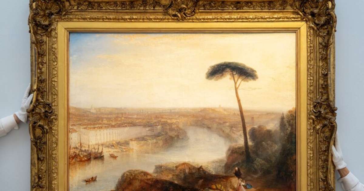 Obra de Turner retorna à capital italiana antes de ser leiloada