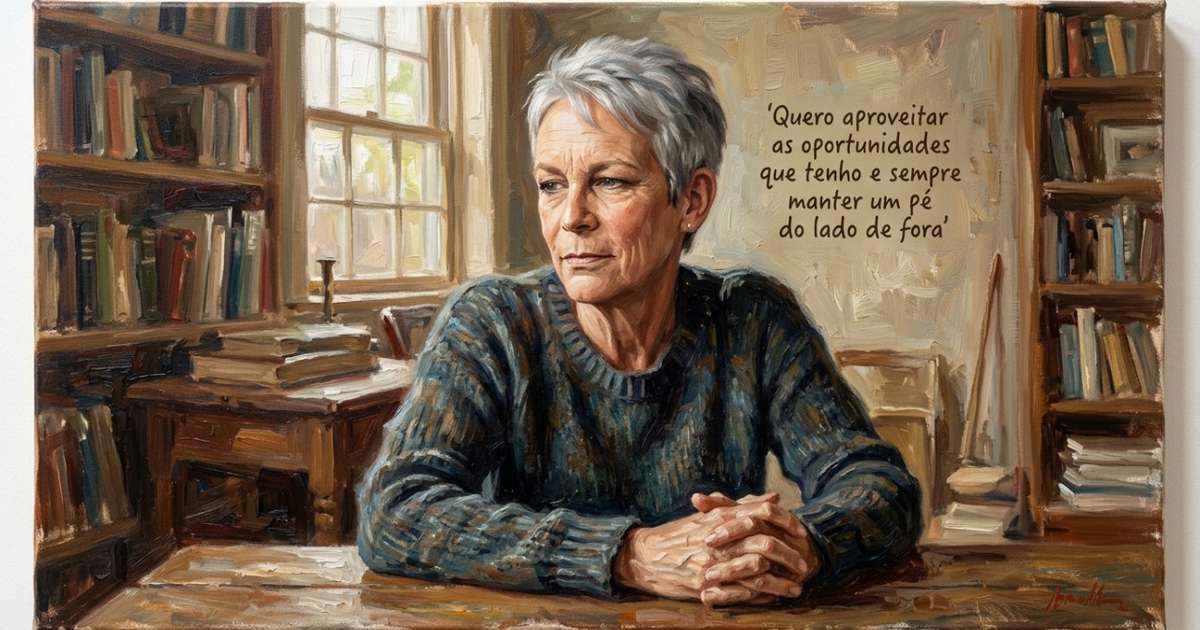 Jamie Lee Curtis, aos 67 anos, sobre saber a hora de encerrar um ciclo: "Quero aproveitar as oportunidades que tenho e sempre manter um pé do lado de fora"