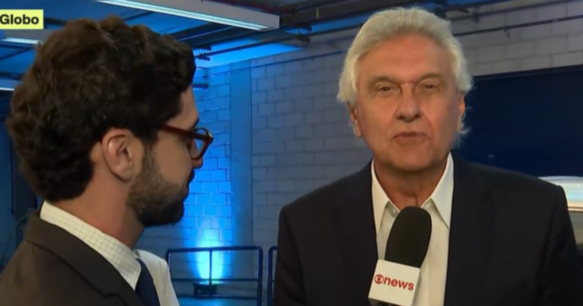 Ronaldo Caiado diz que está 'grato' por poder debater 'temas relevantes' em debate entre presidenciáveis