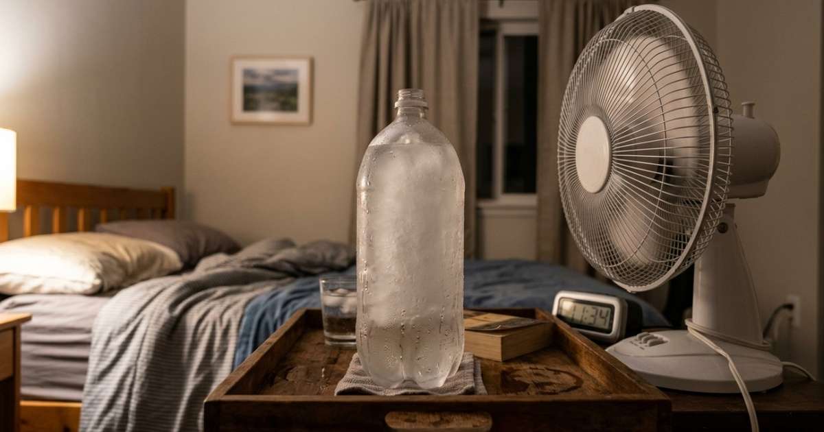 O truque alemão para refrescar o quarto sem precisar de ar condicionado: precisa apenas de uma garrafa
