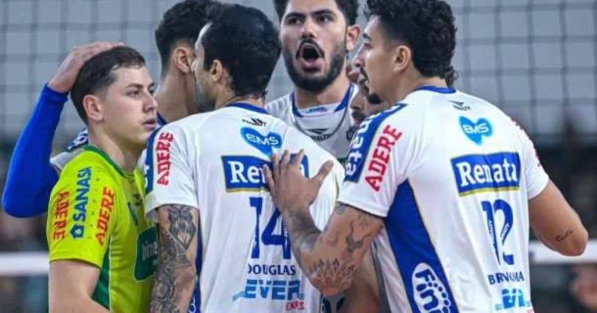 Vôlei Renata bate Suzano e fecha primeira fase na liderança do Paulista Masculino de Vôlei