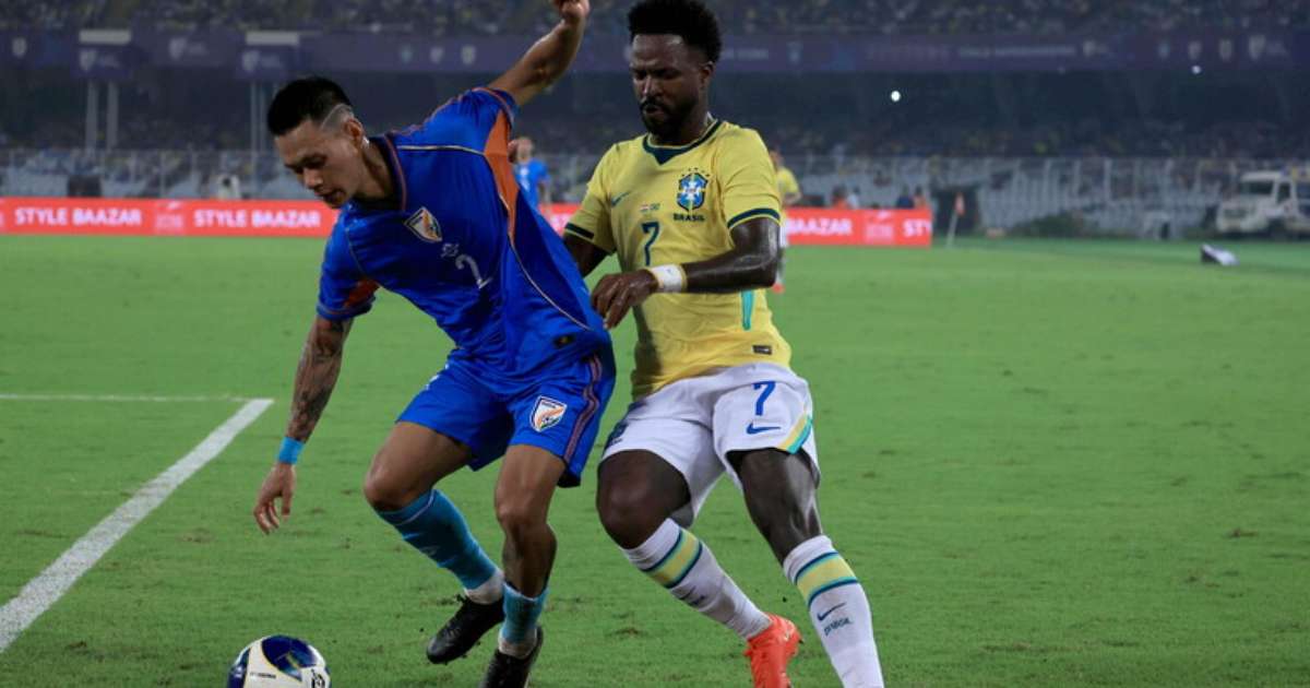 Sem brilhar, Brasil goleia Índia por 4 a 0 em amistoso