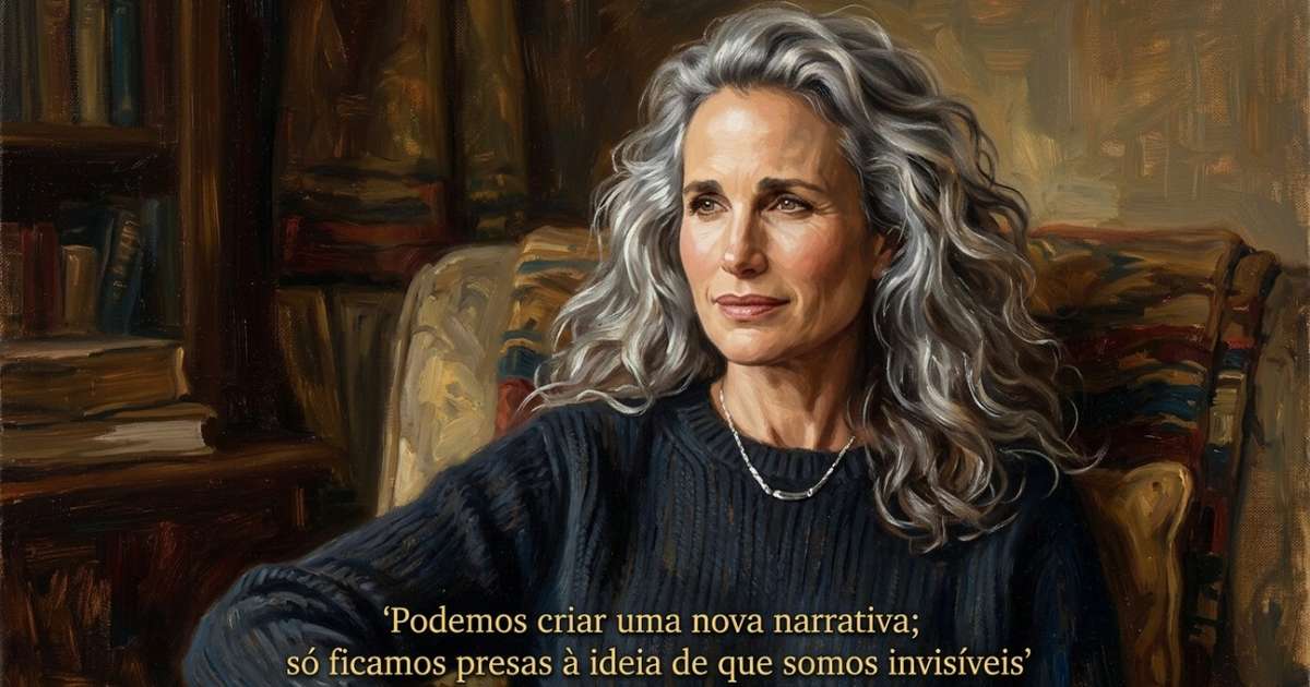 Andie MacDowell, aos 68 anos, sobre enfrentar a ideia de que mulheres mais velhas se tornam invisíveis: "Podemos criar uma nova narrativa; só ficamos presas à ideia de que somos invisíveis"