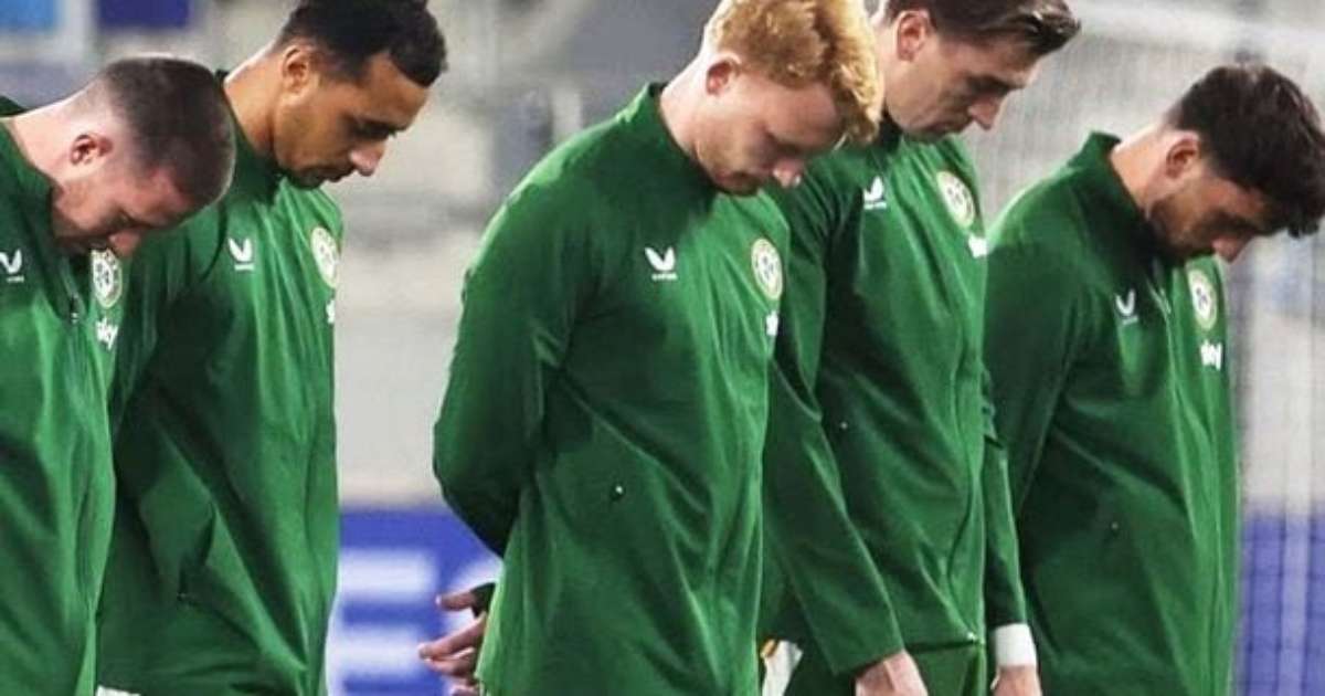 Jogadores da Irlanda repetem protesto contra Israel na Liga das Nações