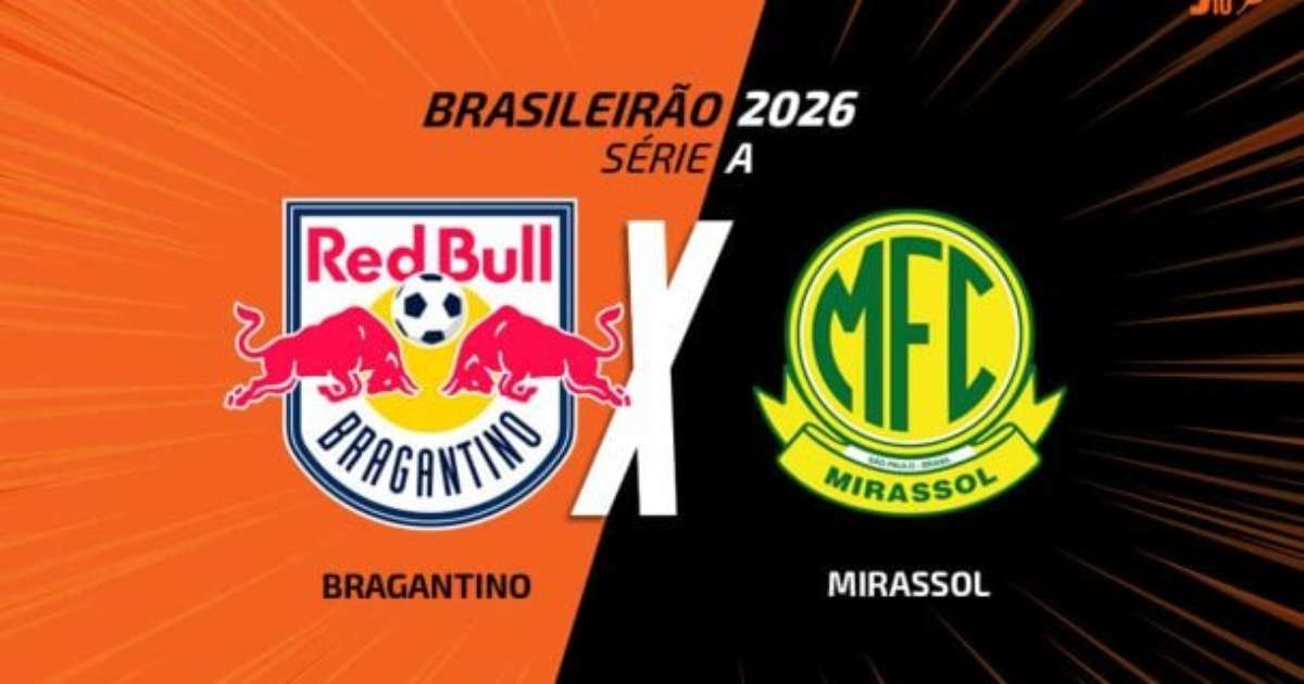 Bragantino x Mirassol: onde assistir, escalações e arbitragem